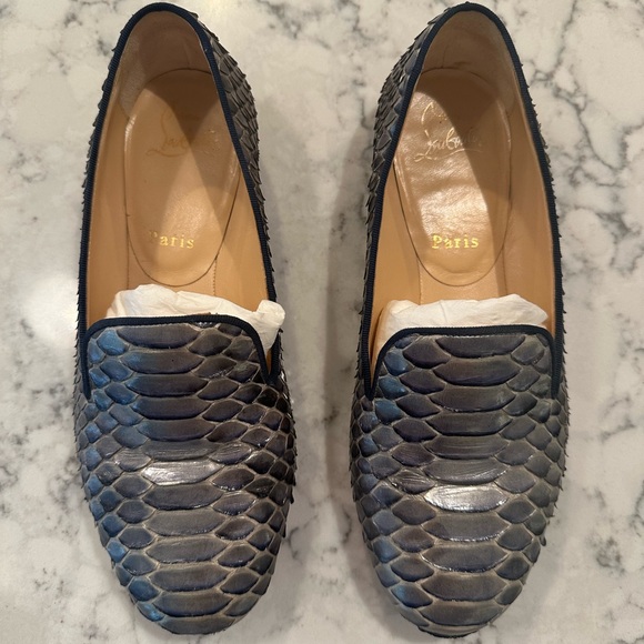 Christian Louboutin Python Flats - Picture 3 of 9